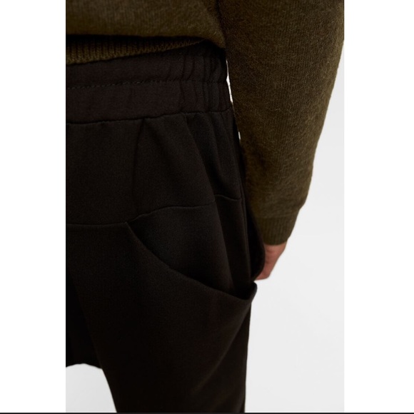Zara Joggers with Pockets and Full Side Zips Black - Picture 2 of 7